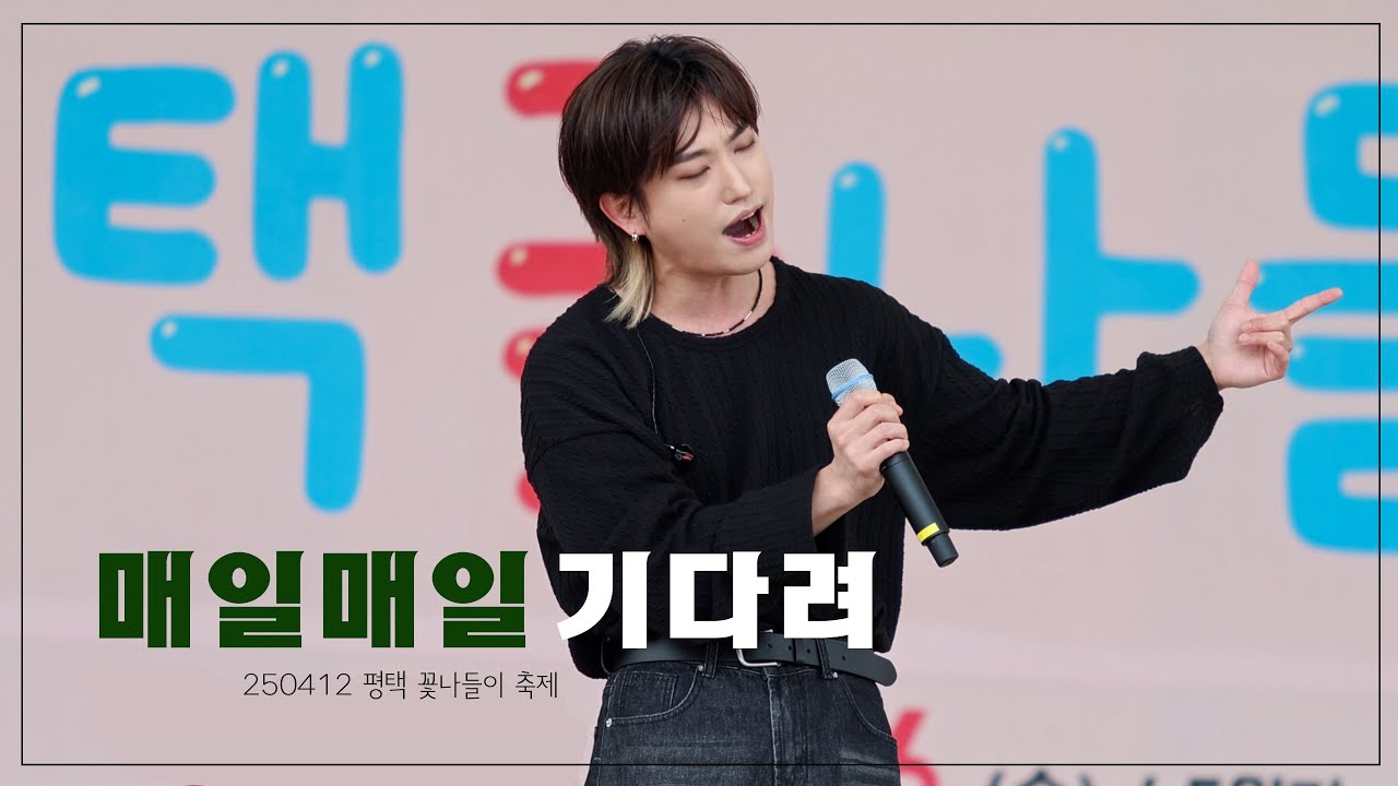 [4k] 손진욱 - 매일매일 기다려 [250412 평택 꽃나들이 축제]