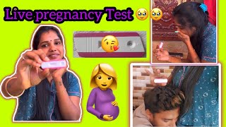 Live Pregnancy Test ??? Good News Or Bad News Happy Moments Supporting