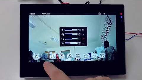 Tuya smart 7 inch WIFI Remote Video intercom control wired Video door phone doorbell