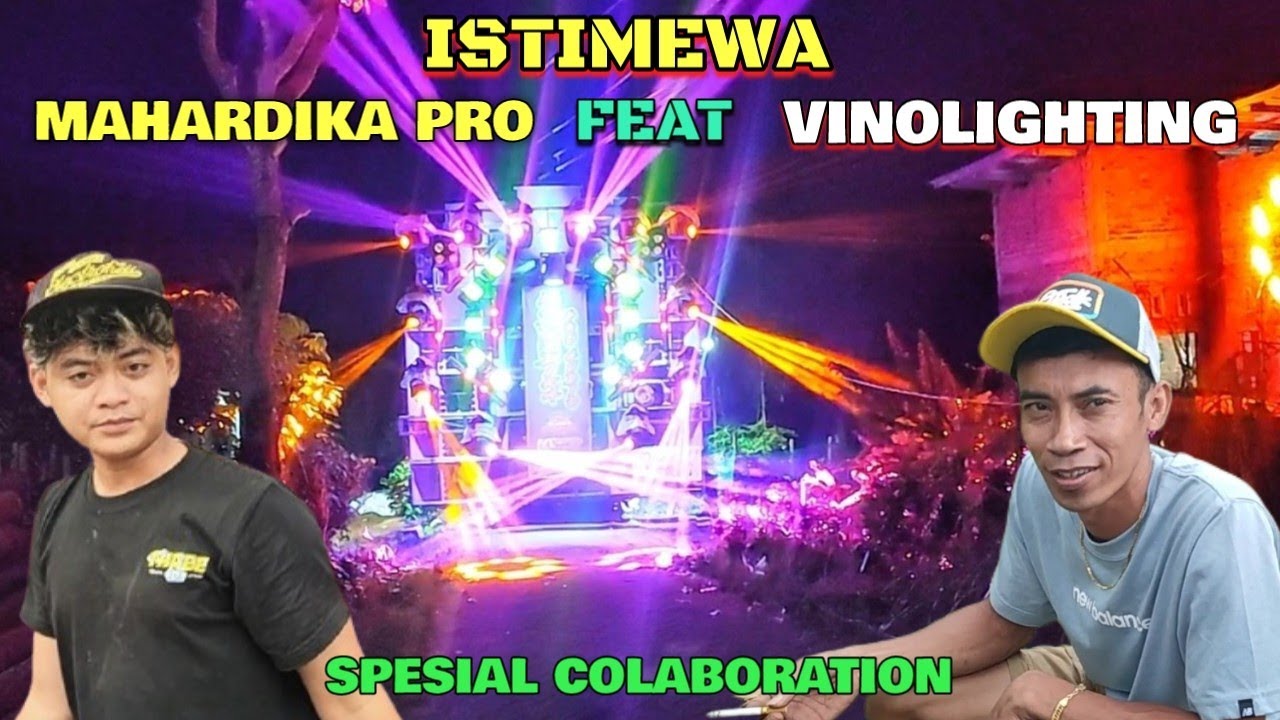 Istimewa.. cek sound Mahardika pro feat vinolighting di nongko jajar