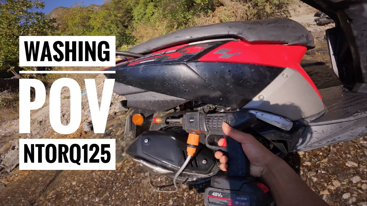 POV Washing My Scooter In Natural River Water 🌊🛵 | POV view Ma Scooter Dhudi | Dipak Paija Magar 