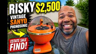 🚨 Risky $2,500 Vintage Sanyo Phonosonic Estate Sale Find! 🚨 Risky $2,500 Vintage Sanyo Phonosonic Estate Sale Find!