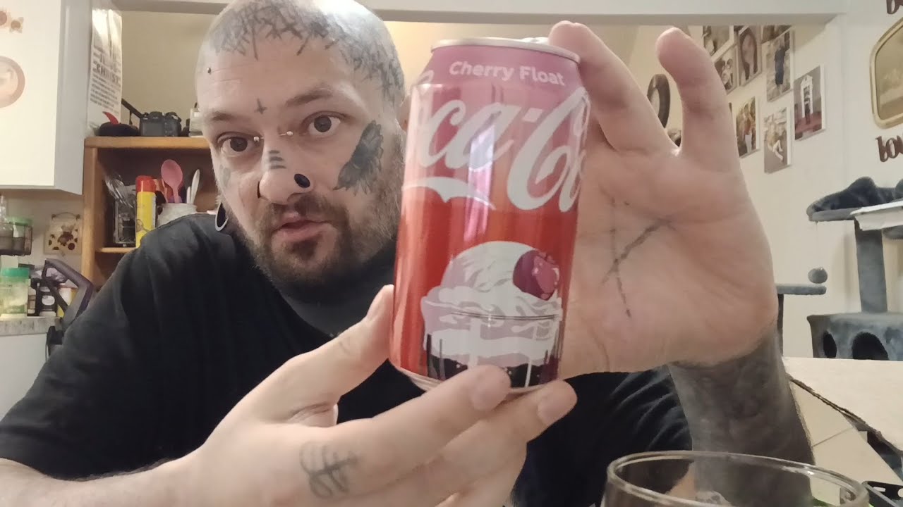 New Coca-Cola Cherry Float 🍒 Taste Test Review