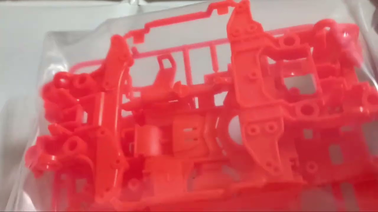 【萌萌好吃好玩】TAMIYA 田宮四驅車 軌道車 95682 MS-L 螢光橘底盤包