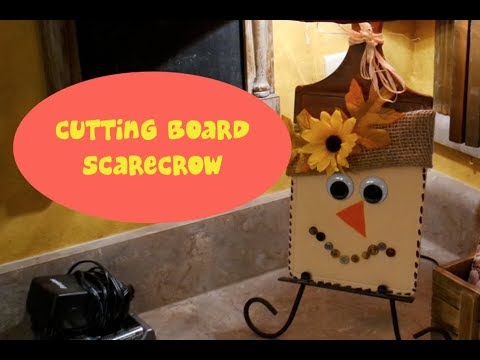 Adorable Farmhouse Caddy DIY - Dollar Tree Cutting Board Craft