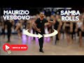 Maurizio Vescovo - Reverse Samba Rolls Latin dance lesson | Roma Dance Cup