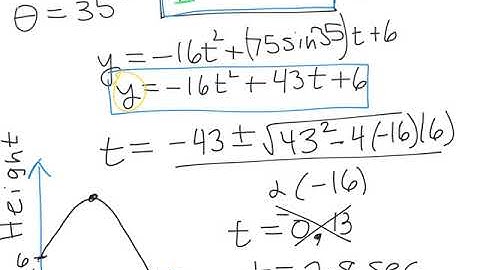 Projectile Motion ex 2 with desmos