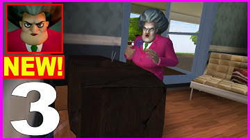 Scary Teacher 3D The TV Villian SPEEDRUN New Update Chapter 1 Trouble Waters Level 3 - Gameplay