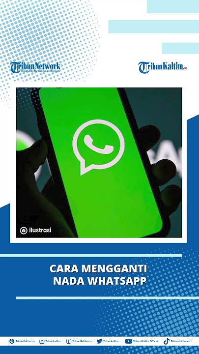 Cara Mengganti nada dering WA dengan audio dari Sound of Text