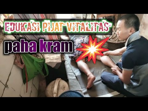 Cara mengatasi otot paha atas yang ketarik || edukasi pijat vitalitas