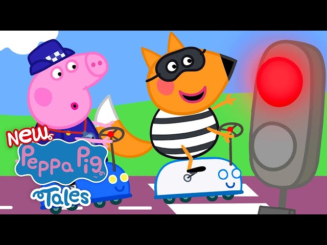 Peppa Pig - Peppa e o Policial Panda trabalham #peppa #peppapig #kids