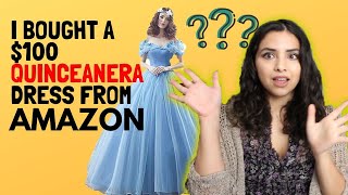 Buying a $100 quinceanera dress from amazon!