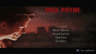 MAX PAYNE | Intro & Main Menu + Theme Song! (PS3 1080p)