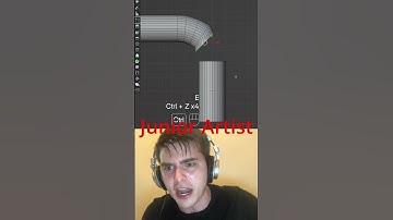 Jr vs Sr artist: making pipes #blendertutorial #blender #blender3d #b3d