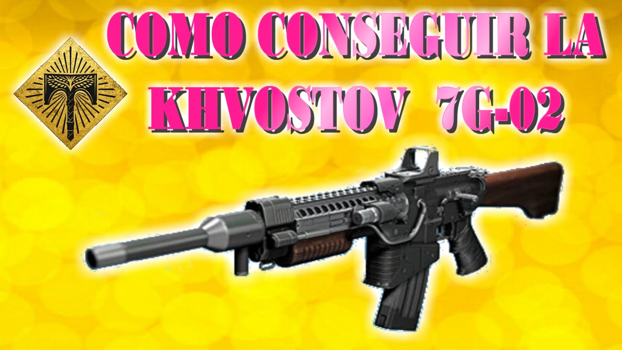 Destiny | Como conseguir la Khvostov 7G-02 - YouTube
