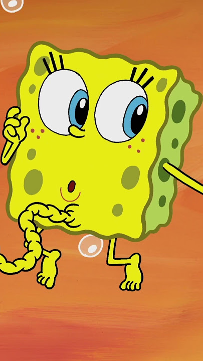 سبونج بوب | سبونج بوب يأكل أول كرابي باتي له 🍔  #Shorts