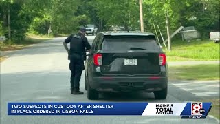 Two teens in custody after shelter in place in Lisbon