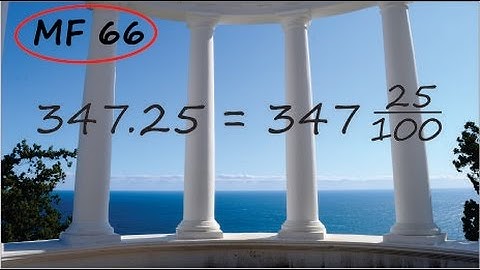 Decimal numbers | Arithmetic and Geometry Math Foundations 66 | N J Wildberger