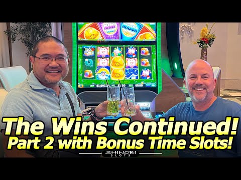 The Wins Continued After the Handpay! Part 2 with Bonus Time Slots at Red Rock Casino in Las Vegas!