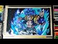 ✍️Dibujando a gogeta al estilo dragón ball Legends 🐲 #drawing #dragonball #anime