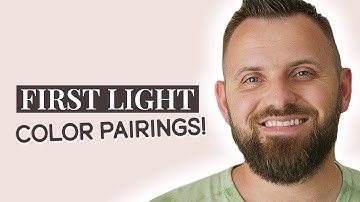 Benjamin Moore First Light With Coordinating Colors!