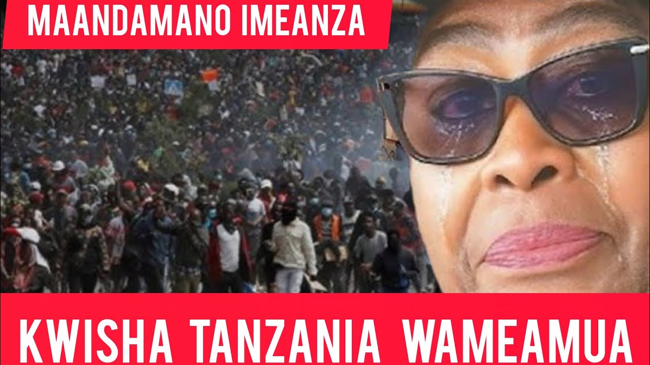 HALI ya HATARI Tanzania💔 MAANDAMANO ya tarehe tisa wasiwasi umeanza ...