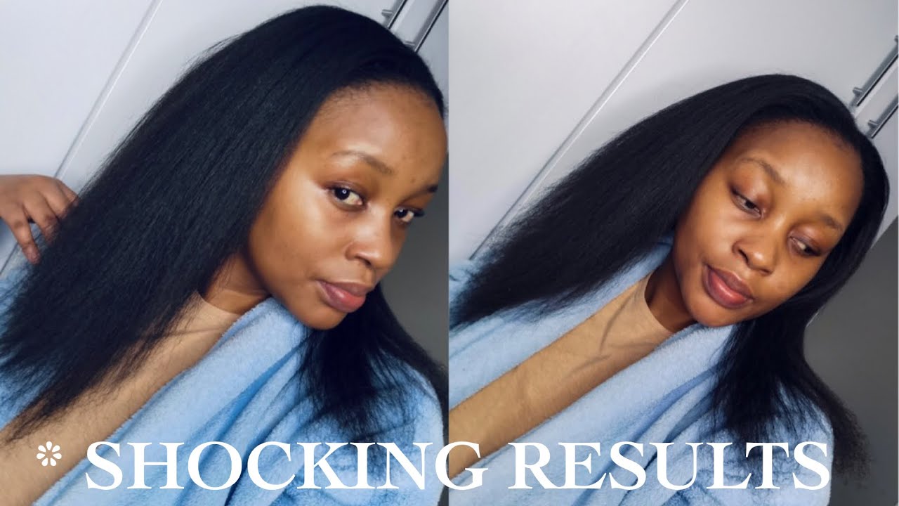 I Tried Cardi B Hair Mask And This Happened 😅😱 Relaxed Hair Youtube