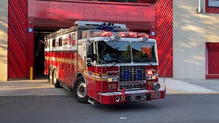 FDNY Rescue 2 Responding Against Traffic to a 1075 Massive Horn and Both Q’s