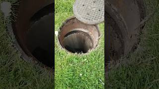 Killer clown opening man hole. What could be down there? 🤡