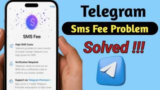 Telegram Sms Fee Problem Solved / login without charges
