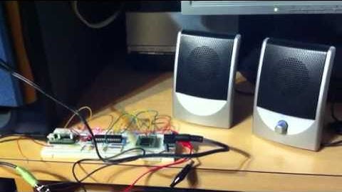 AVR music player test