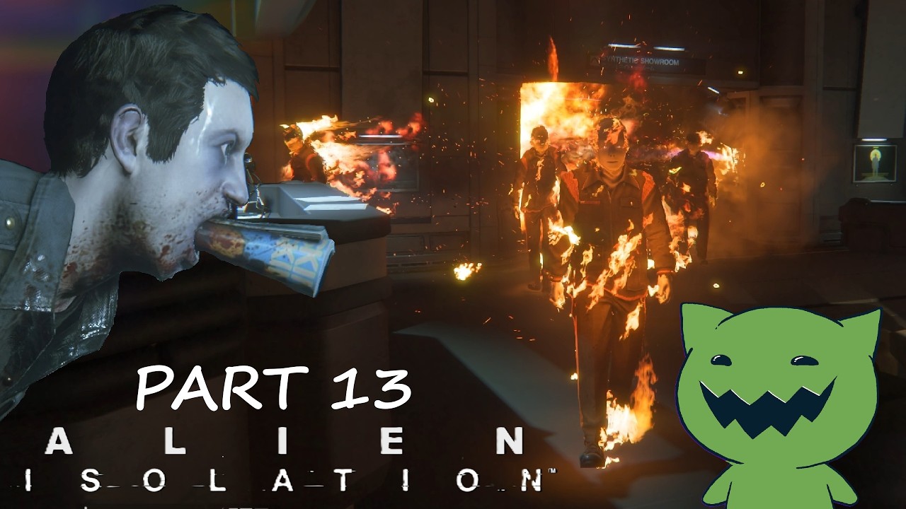 THROUGH THE FIRE AND THE FLAMES! | Alien Isolation - YouTube