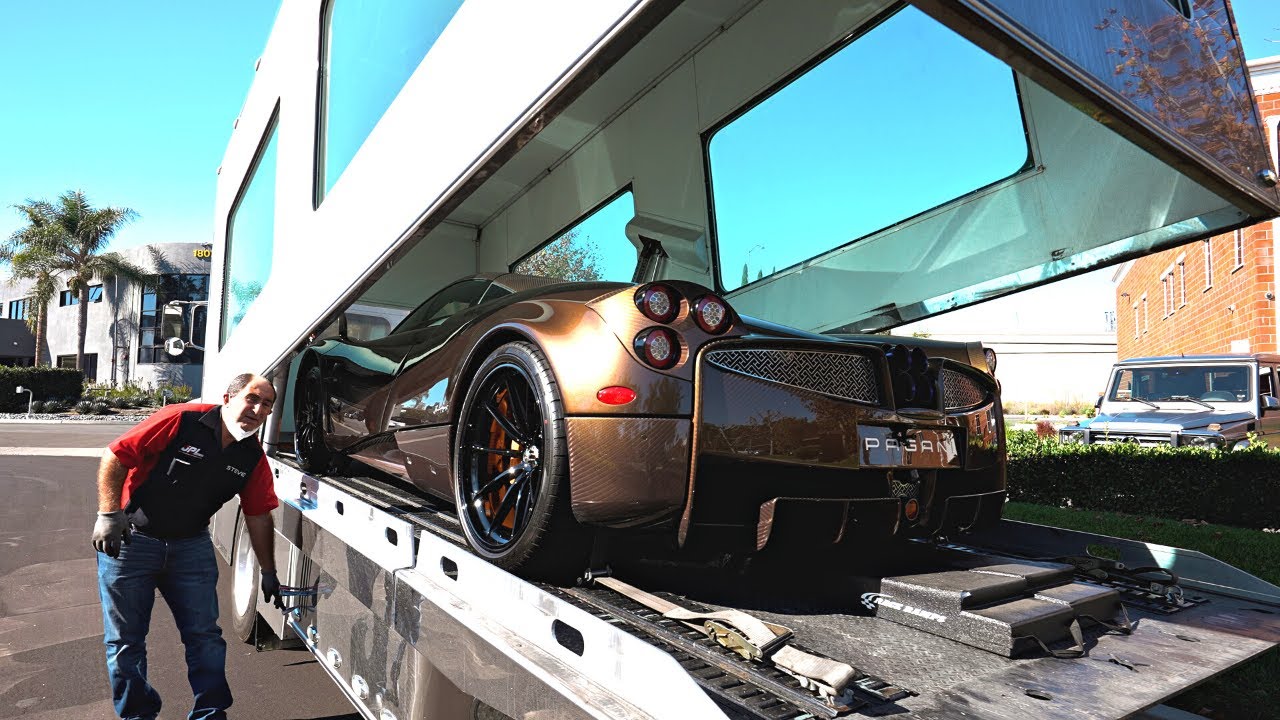 SENDING OUT MY HERMES PAGANI HUAYRA TO THE PETERSEN MUSEUM! || Manny Khoshbin