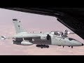 Air Refuel U.S. F-18s & Italian AMX Fighter-Bombers