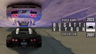 Bugatti Veyron Video Game Evolution (2007-2023)