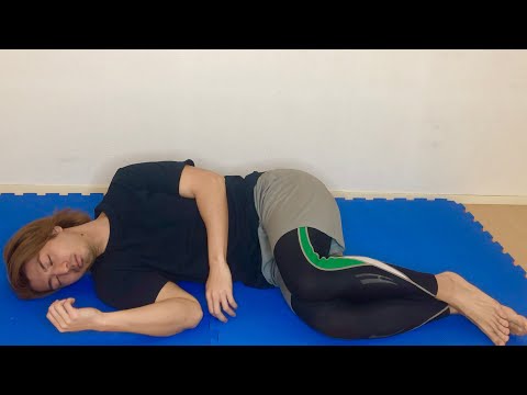Try doing 3 minutes of stretching before bed to dramatically loosen up your stiff body.