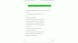 NC DMV DRIVERS LICENSE WRITTEN TEST 2025 Questions and Answers 100 Passed4 Guide