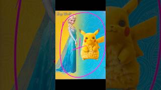 Elsa’s transformation into Pikachu transformation glowup princess aiart