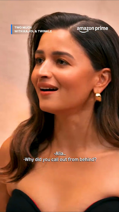 Alia Bhatt shares her superstitious belief | Two Much with Kajol and Twinkle #primevideoindia #movie