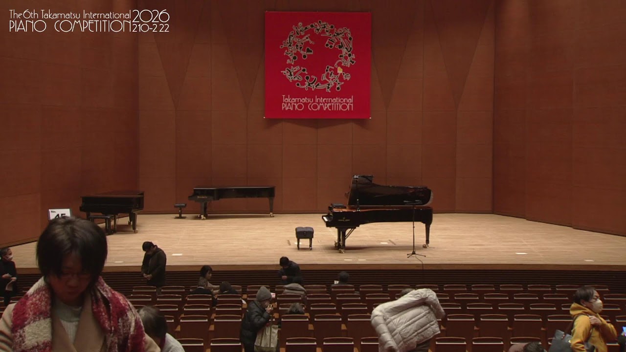 The third day of Round 1 of the 6th Takamatsu International Piano Competition.