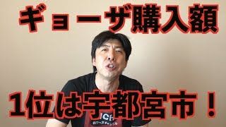 ギョーザ購入額1位は宇都宮市！