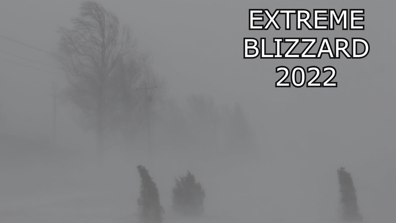 Extreme Blizzard Conditions, Historic Winter Storm! December 23, 2022 ...