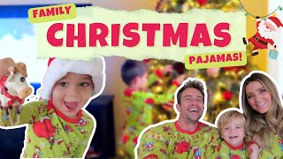 Roshek Christmas Pajama Party! KIDS DECORATE TREE/HIDE&SEEK/HOT CHOCOLATE/GRINCH