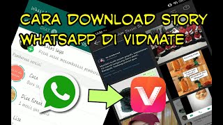 cara download story WA di vidmate
