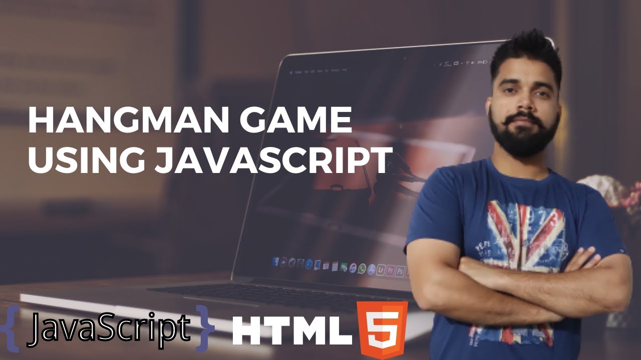 Building hangman game using JavaScript - YouTube