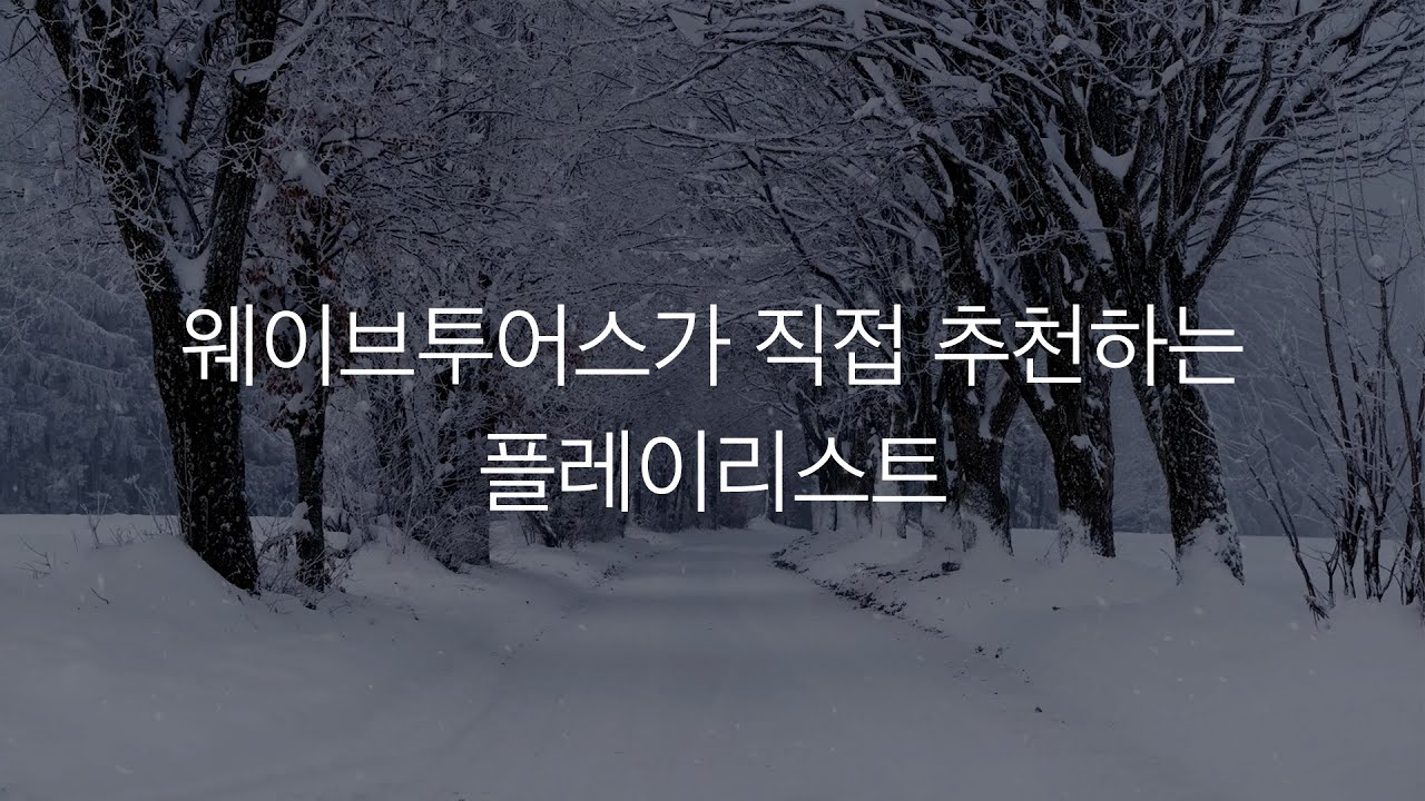 웨이브투어스가 직접 추천하는 플레이리스트 #아플리