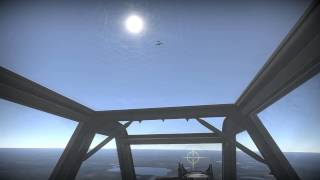 BF-109 G6 shooting down a B-17 in War Thunder. (Full Real Battles)