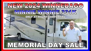 New 2024 Winnebago Minnie Winnie 331K Review | Mount Comfort RV