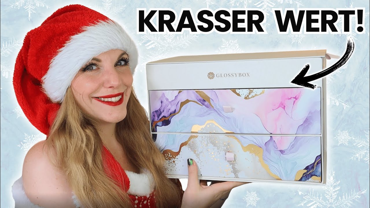 GLOSSYBOX Adventskalender 2024 Unboxing