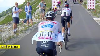 Tadej Pogacar TERRIBLE Crack on Col de la Loze | Tour de France 2023 Stage 17